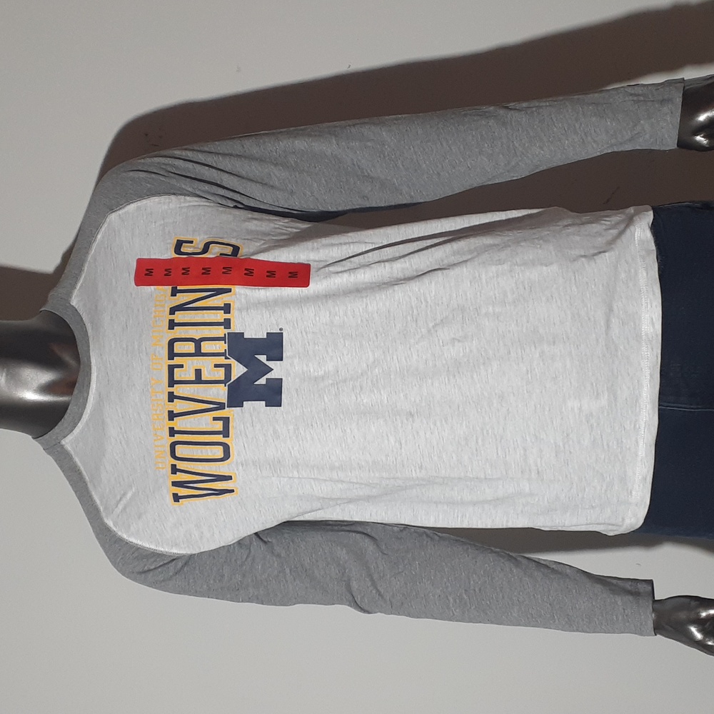 NWT University of Michigan Wolverines Long Sleeve Tee - Various Sizes